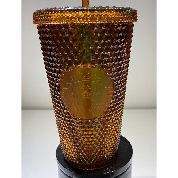 Starbucks Limited Edition 2021 50th Anniversary Honeycomb Gold Studded Starbucks - Picture 2 of 5